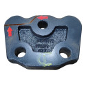 Placa Suporte Coxim Traseiro Motor Tector C/ Detalhe 