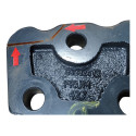 Placa Suporte Coxim Traseiro Motor Tector C/ Detalhe 