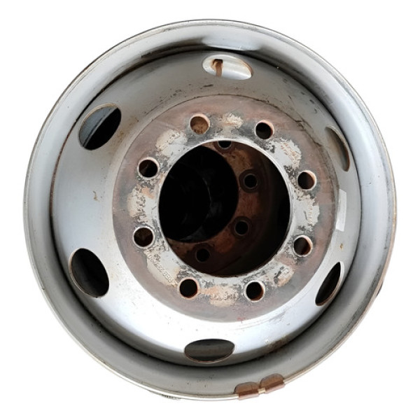 Roda 215 Aro 17.5 Caminhão Original Ford F4000 Prata