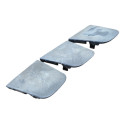 Kit 3 Acabamentos Tampa Parafuso Painel Capa F250 F350 Orig. Cinza