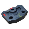 Placa Suporte Coxim Traseiro Motor Tector C/ Detalhe 